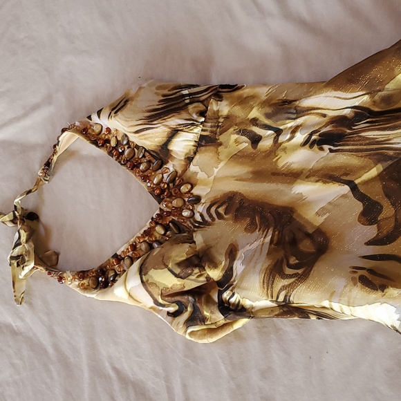 Cache Tops - Cache Silk halter top